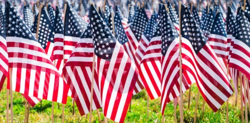 American Flags (in honor of Memorial Day)