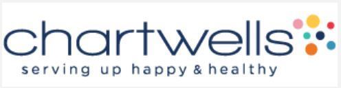 Chartwells logo - serving up happy and healthy