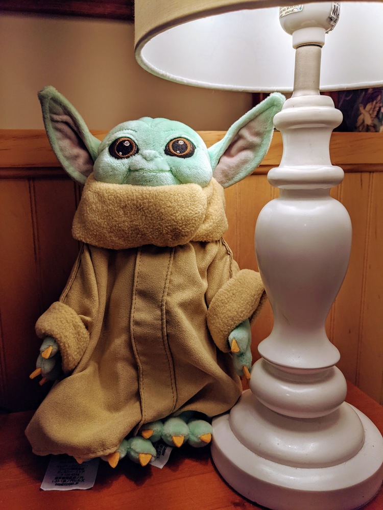 Baby Yoda Ready to Help