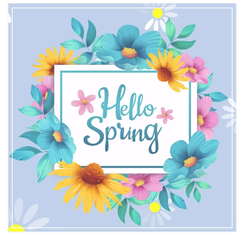 Hello Spring sign