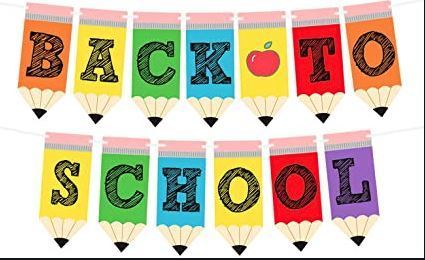 Back to School Banner with pencils