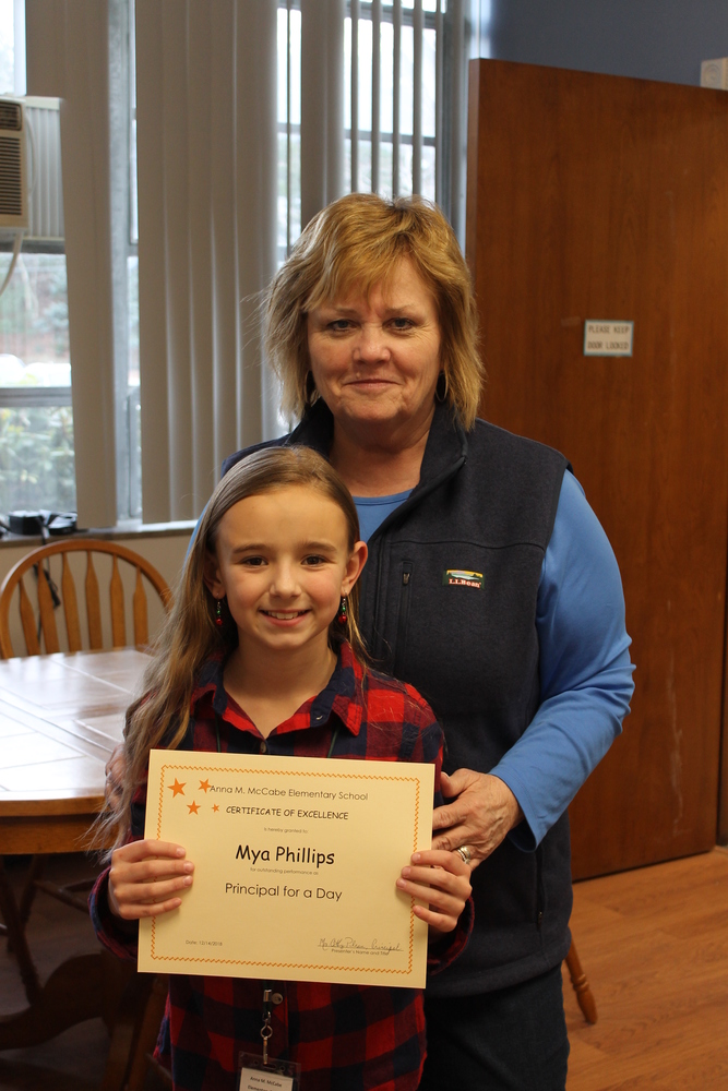 Principal of the Day Pleasant View Elementary School