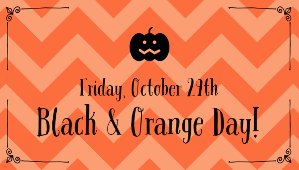 Black and Orange Spirit Day!
