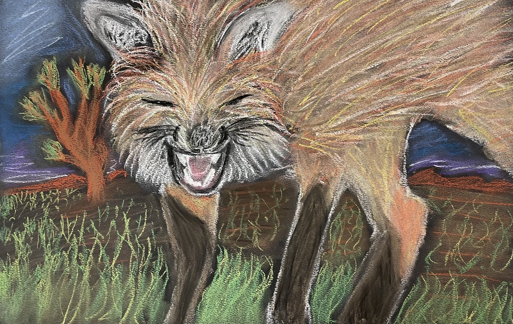 Fox pastel