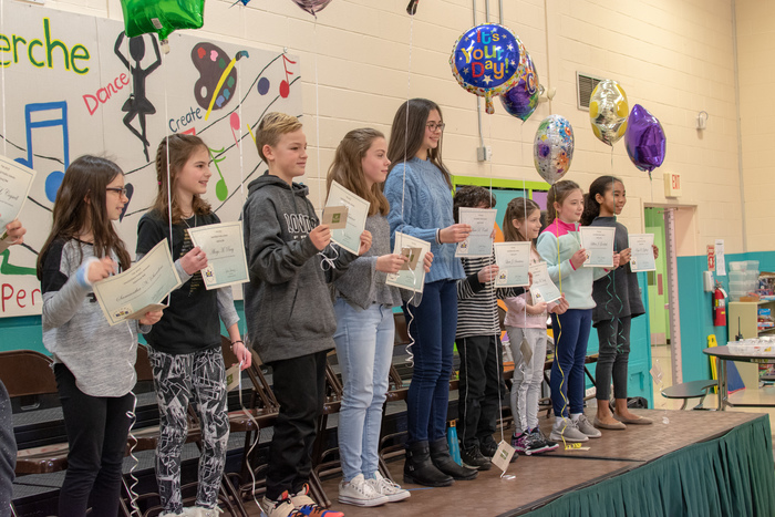 District Spelling Bee participants