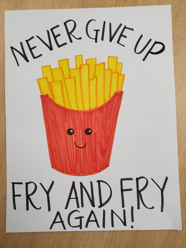 never give up, fry and fry again!