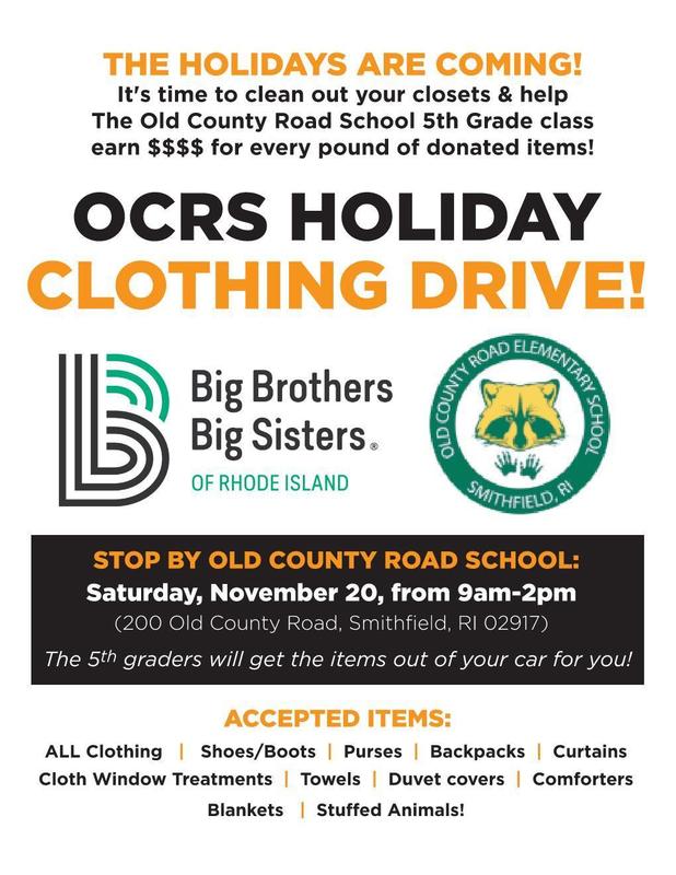 Clothing drive flyer