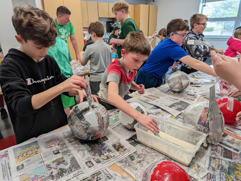 5th Grade Paper Mache Planets