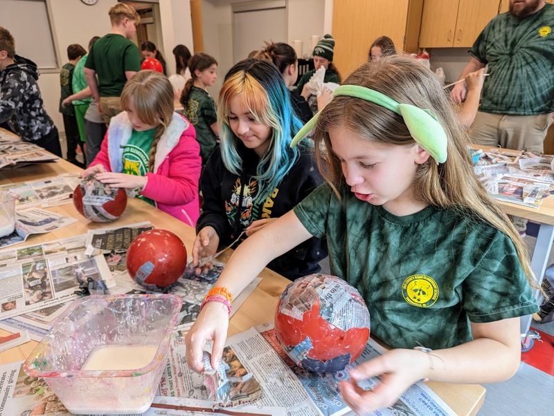 5th Grade Paper Mache Planets