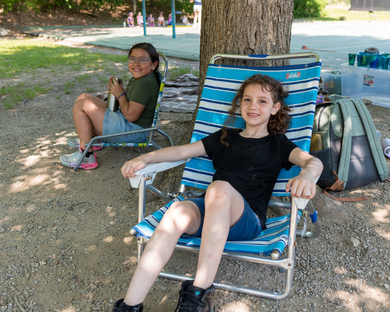 Sitting in the shade