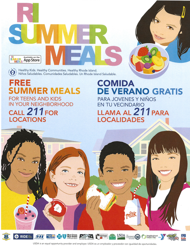 RI Summer Meals information